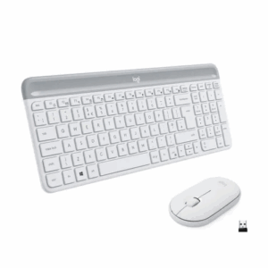 Clavier Souris Sans Fil LOGITECH MK470 blanc